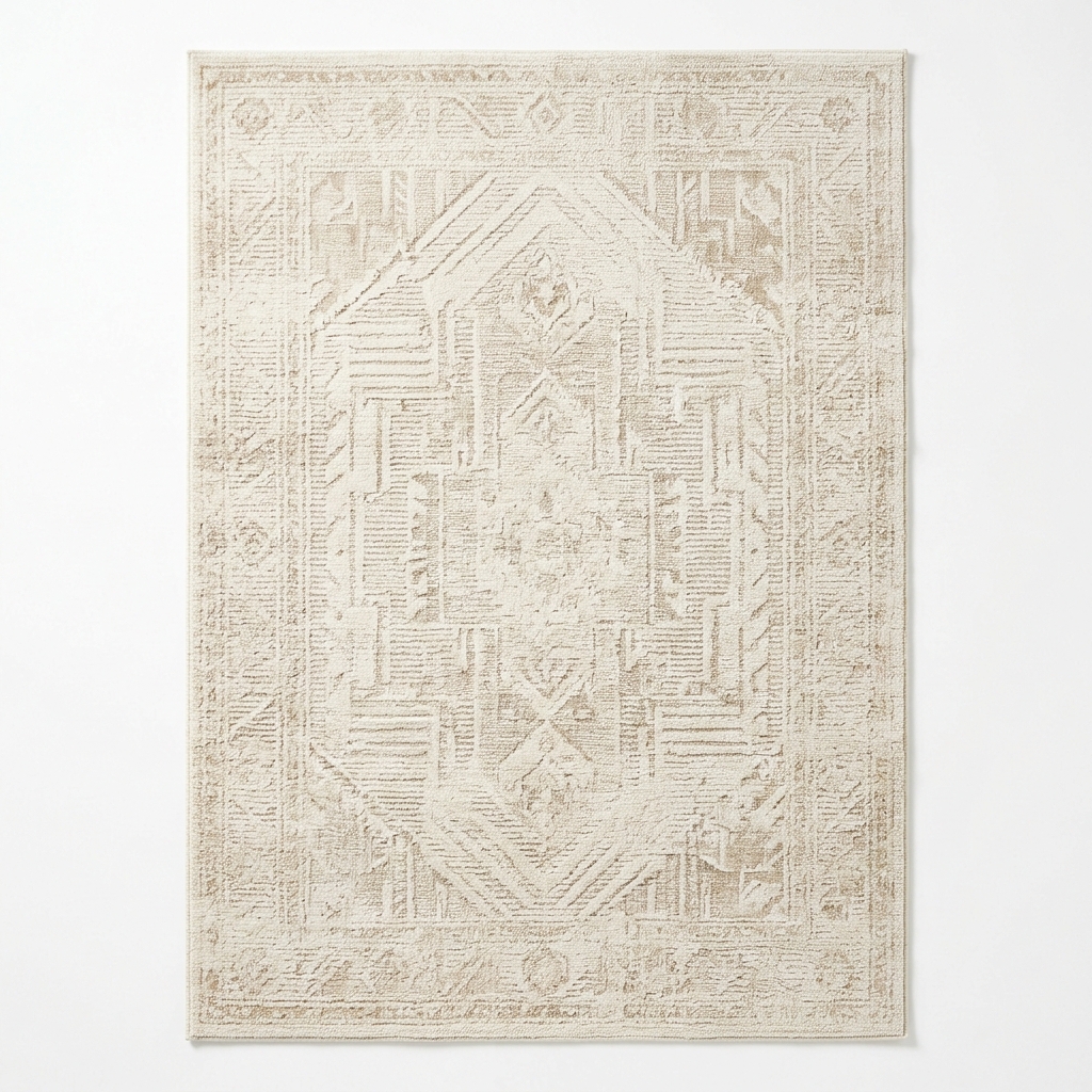 Loloi II Layla Collection Organic Distressed Washable Area Rug (5'x7'6")
